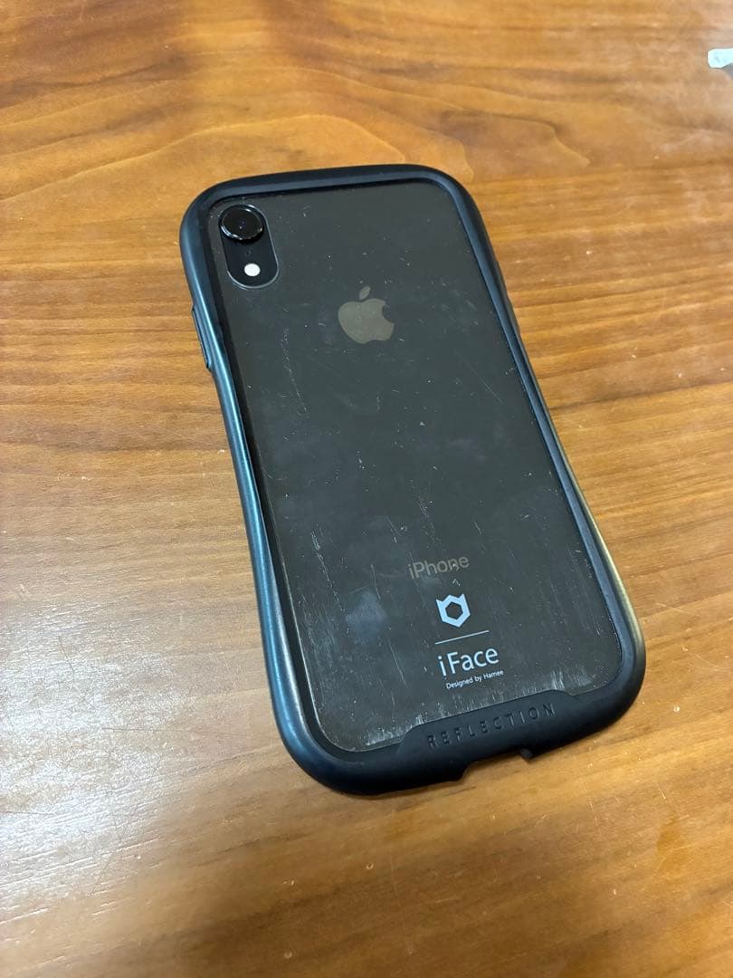 【ifaceケース付き】Apple iPhone XR 本体 ブラック