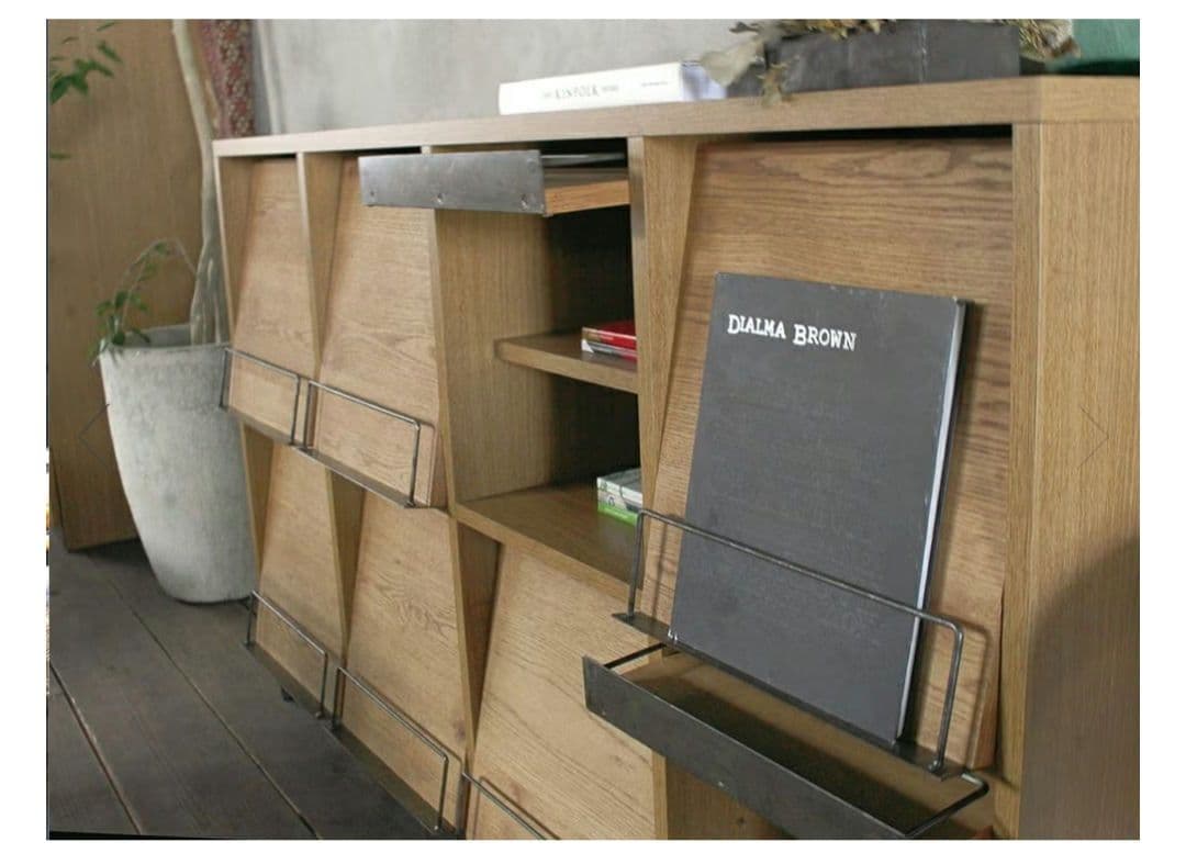 美品 値下■a.depeche アデペシュ cadeal レコードラック