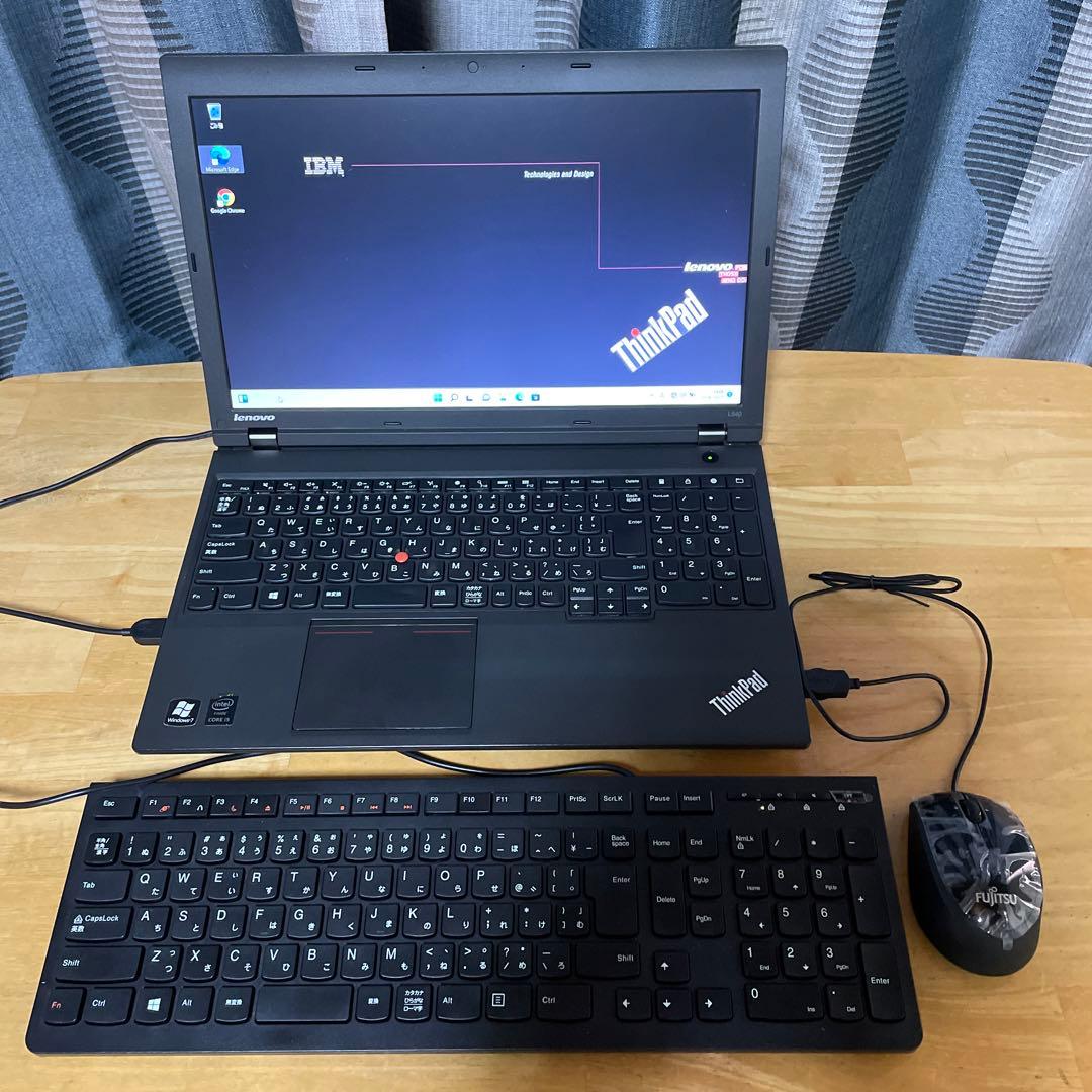 ⚡️ジャンク⚡️Thinkpad L540改/i7/8G/win11&Office