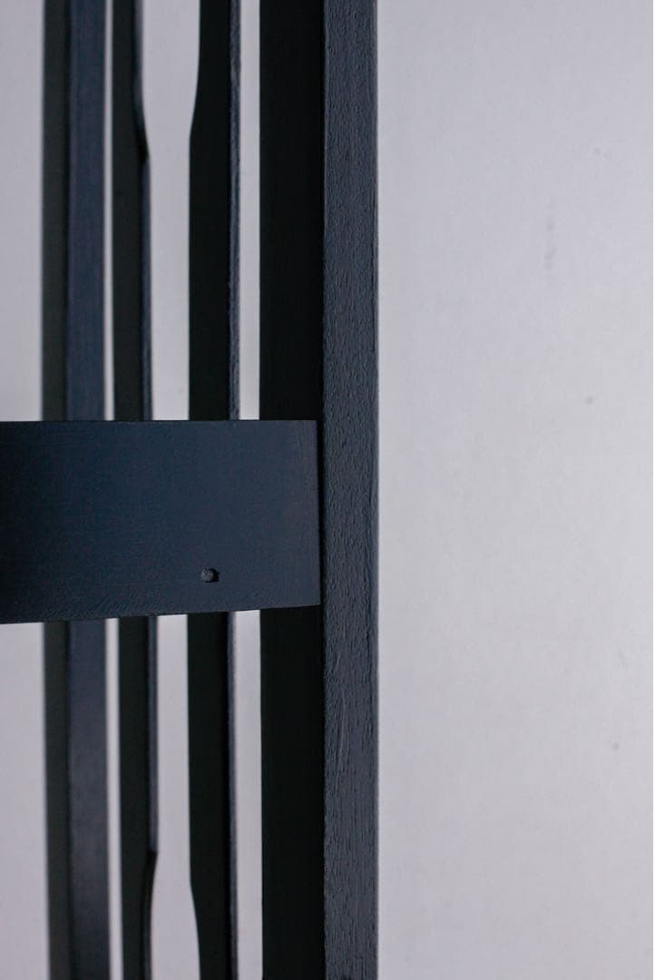 黒塗り　本棚　収納棚　飾り棚　ブックシェルフ　キャビネット　アンティーク　古家具