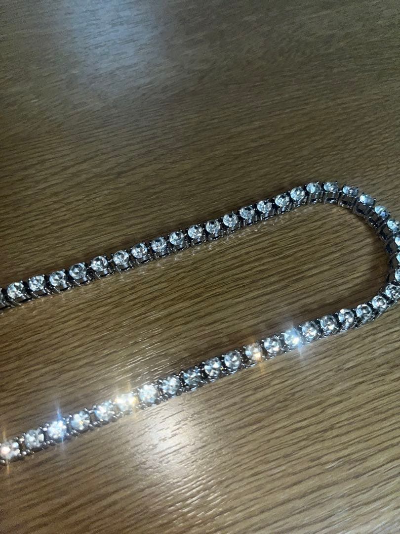 モアサナイト　テニスチェーン　40cm