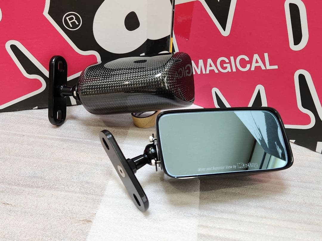 マジカルレーシング｜レーサーレプリカ ミラー｜カーボン｜type3 ショート