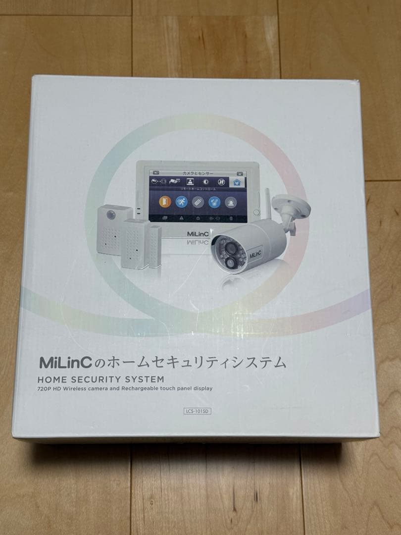MiLinC ホームセキュリティシステム 720P HD ワイヤレスカメラ