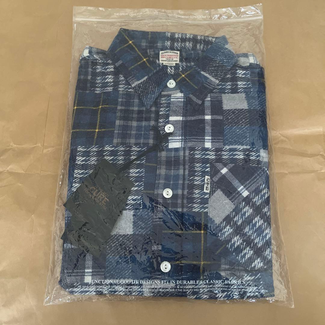 未使用品　COOTIE PRODUCTIONS チェック柄ネルシャツ