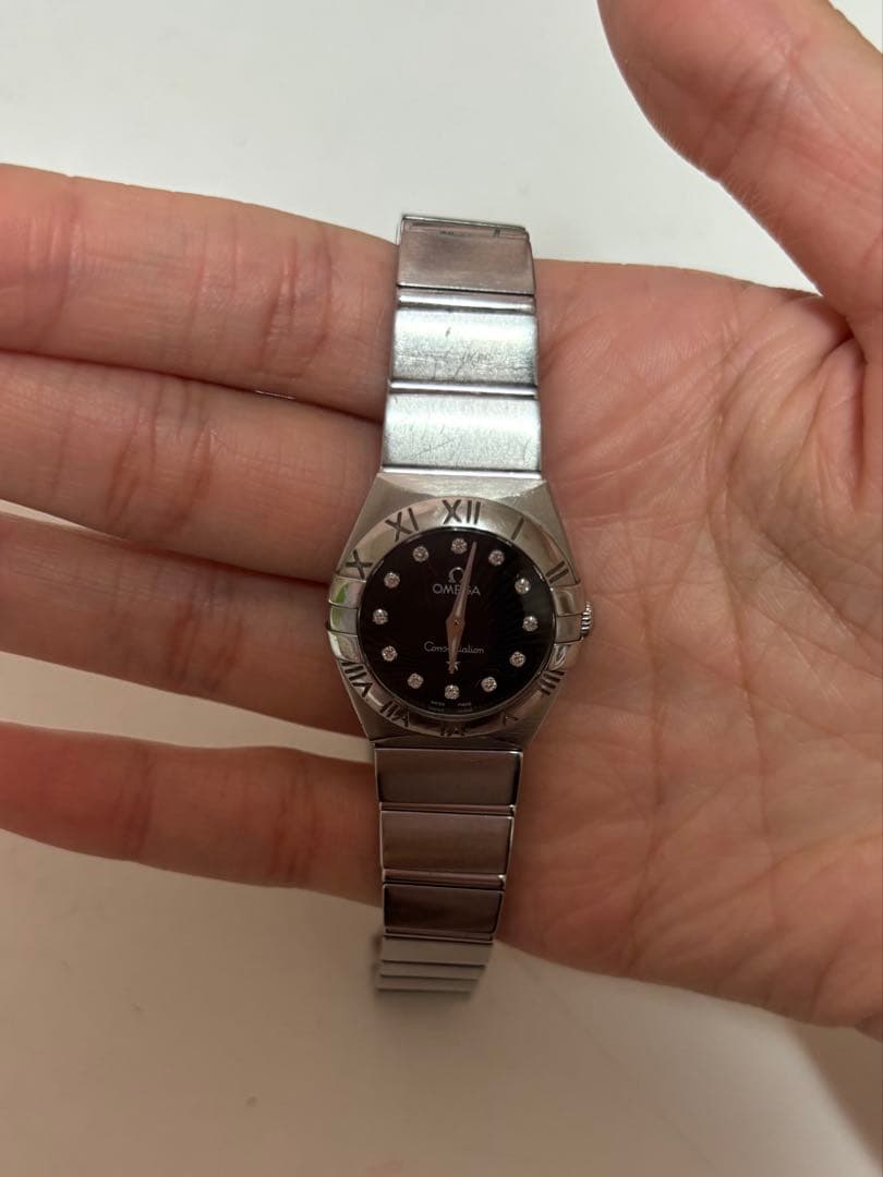 OMEGA コンステレーション クォーツ時計 ブラック オメガ