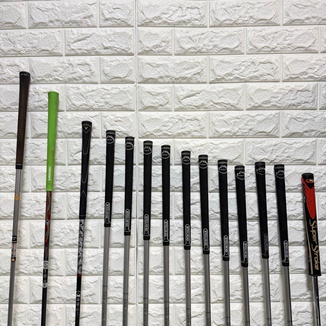 ゴルフセット　豪華　キャロウェイ　ラウンド仕様　フルセット　本格派　すぐ使える