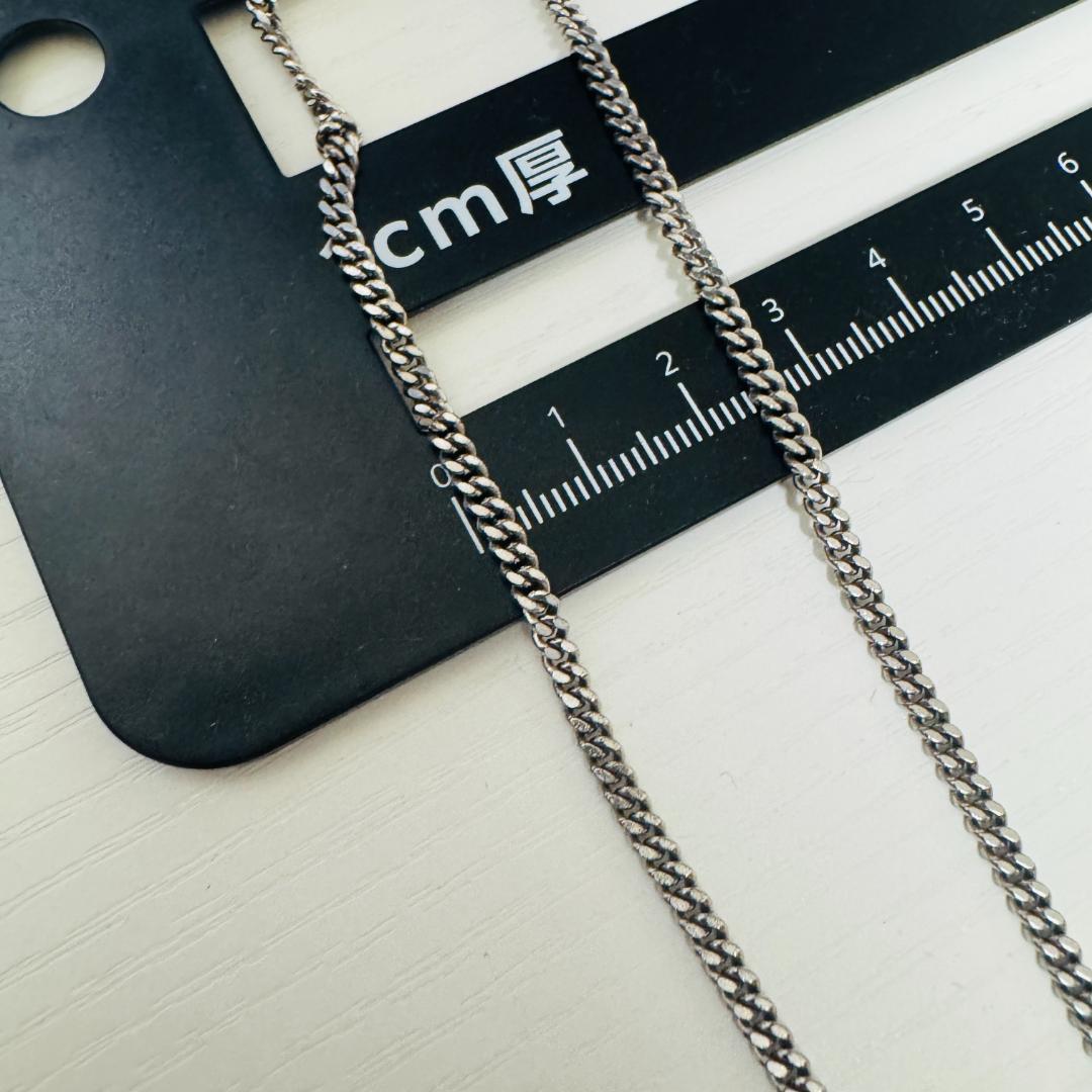 【箱付】TOMWOOD トムウッド カーブチェーン M ネックレス SV925