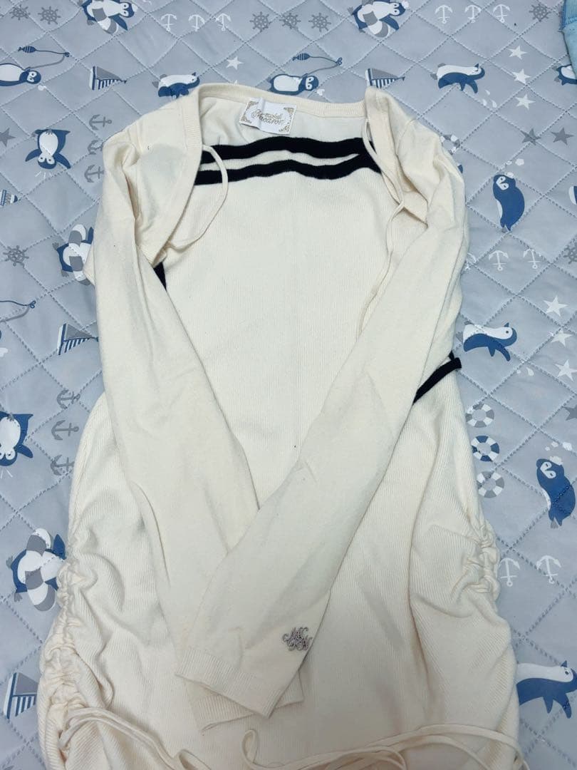 ミシェルマカロン michellMacaron クロスニットワンピースセット