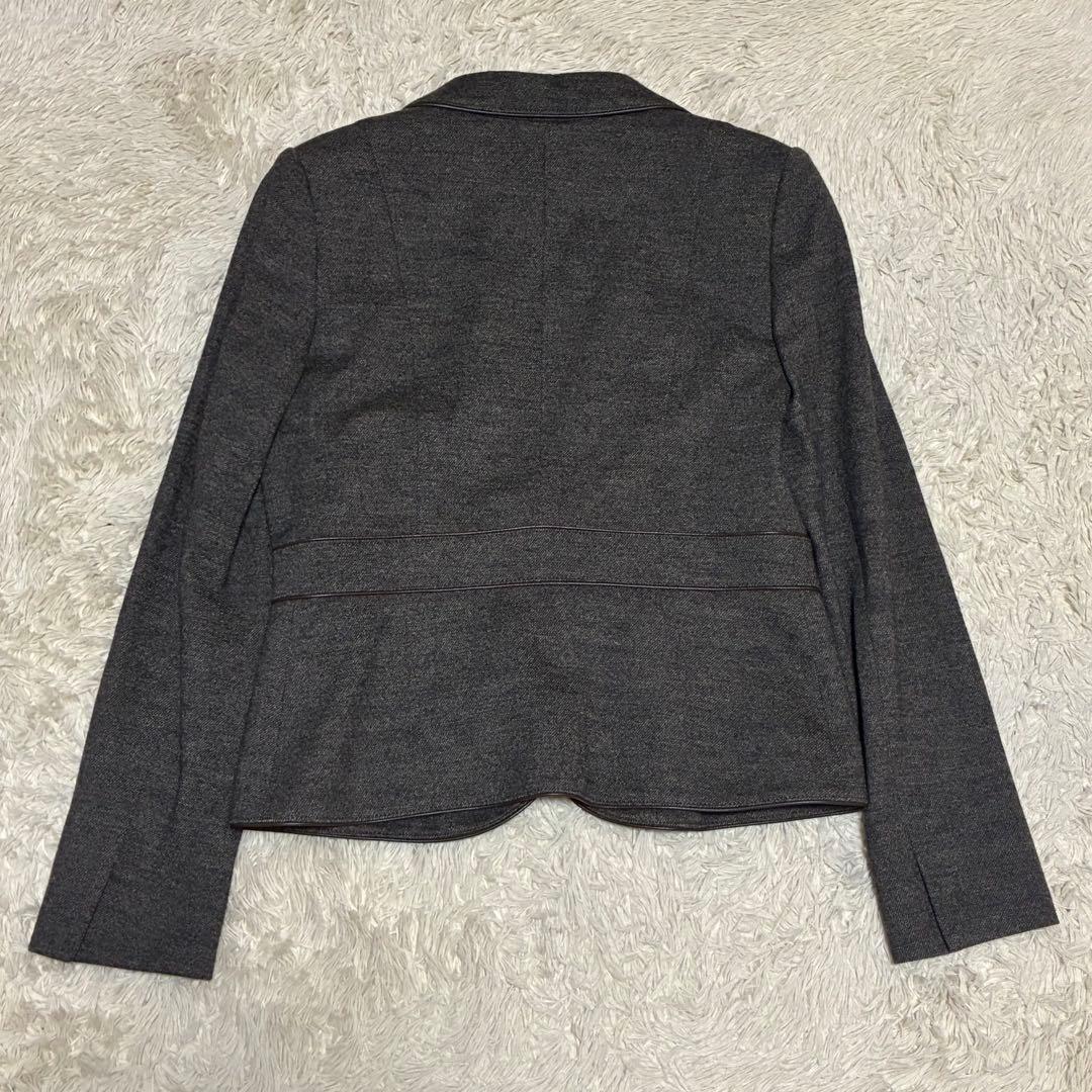 自由区 未使用タグ付 40 ブラウン系 ジャケット パンツ スーツ セットアップ