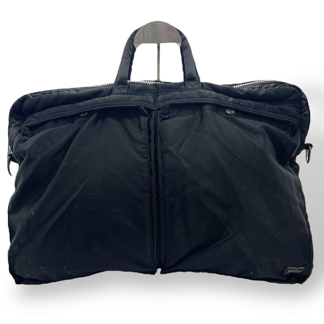 美品　訳あり　ポーター　タンカー　2way ビジネスバッグ　ヘルメットバッグ　黒
