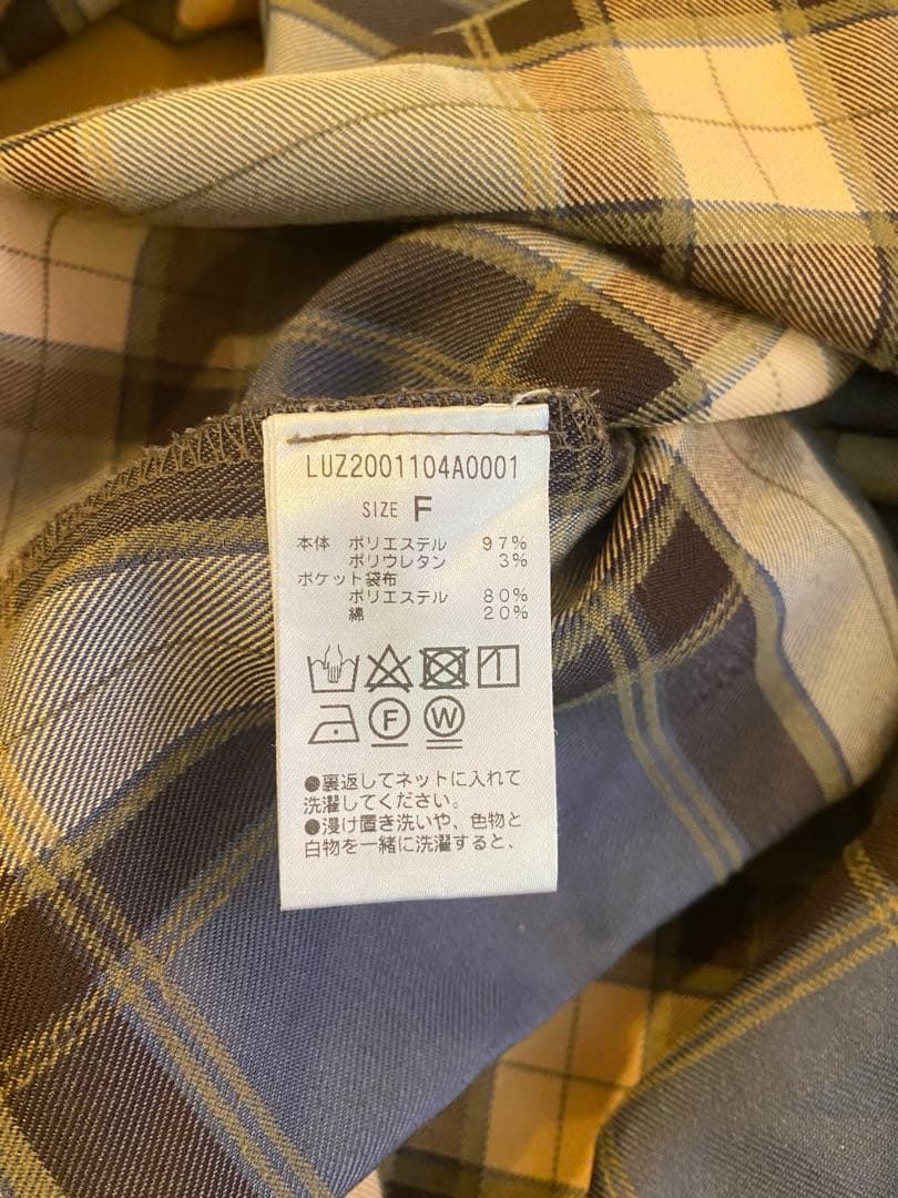 極美品 Lui's ロイヤルチェック 上下セット　セットアップ