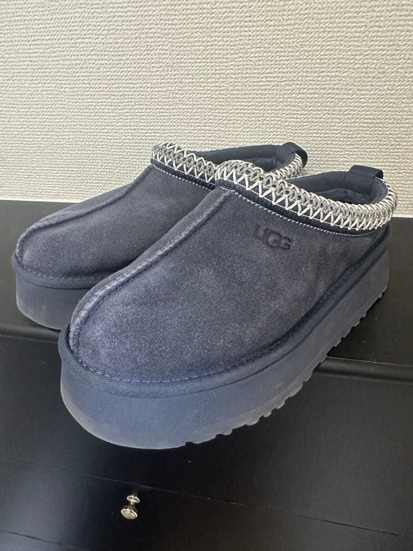 めたもる UGG タスマン ネイビー スリッポンブーツ 24cm 即日発送