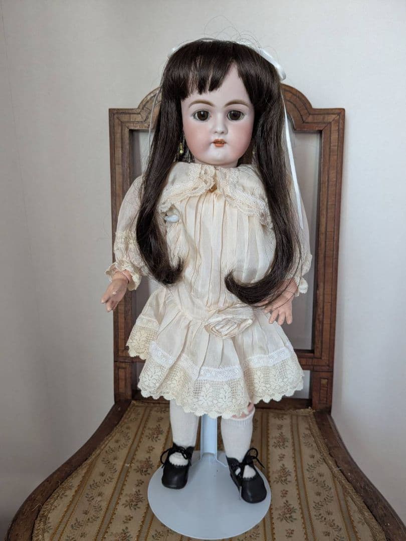 アンティークビスクドール　ドイツの子 ハンドベルク