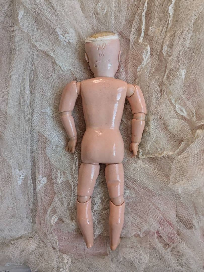 アンティークビスクドール　ドイツの子 ハンドベルク