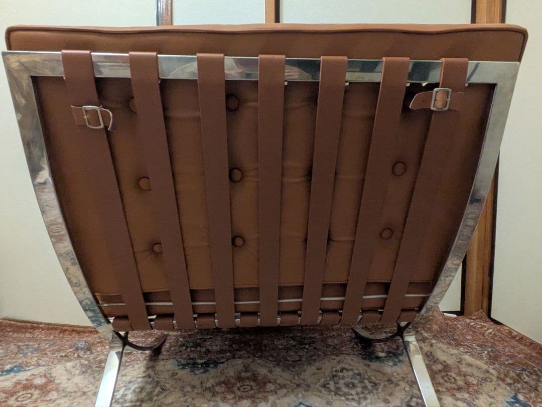 【値引き販売】バルセロナチェア(キャメルブラウン)