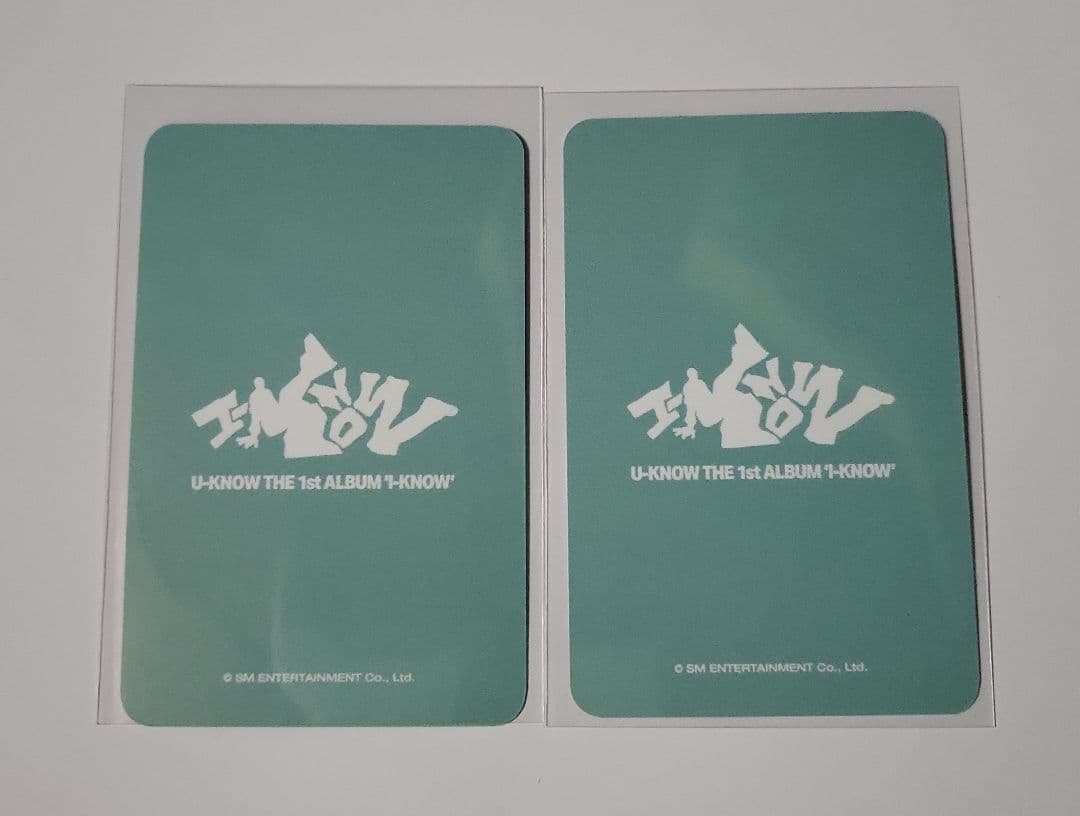 ユノ　ユンホ★東方神起　 I-KNOW NY MUSIC トレカ　2枚