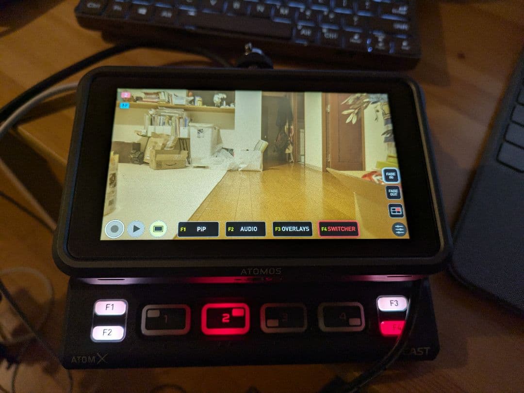 AtomX CAST スイッチャー atomos ninja v atem