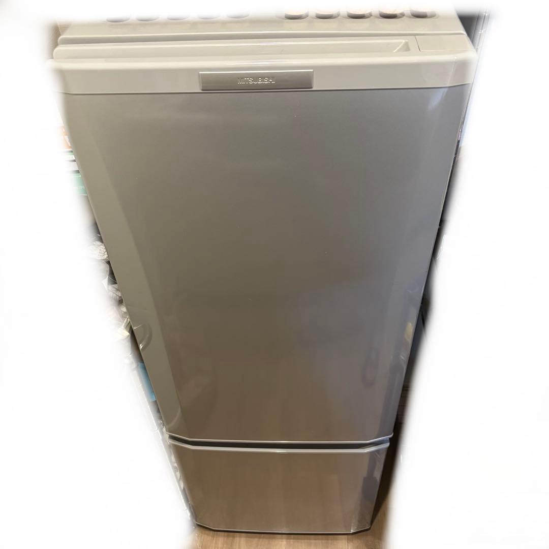 【〜7/31割引中】三菱ノンフロン冷凍冷蔵庫MR-P17X-S形 168L