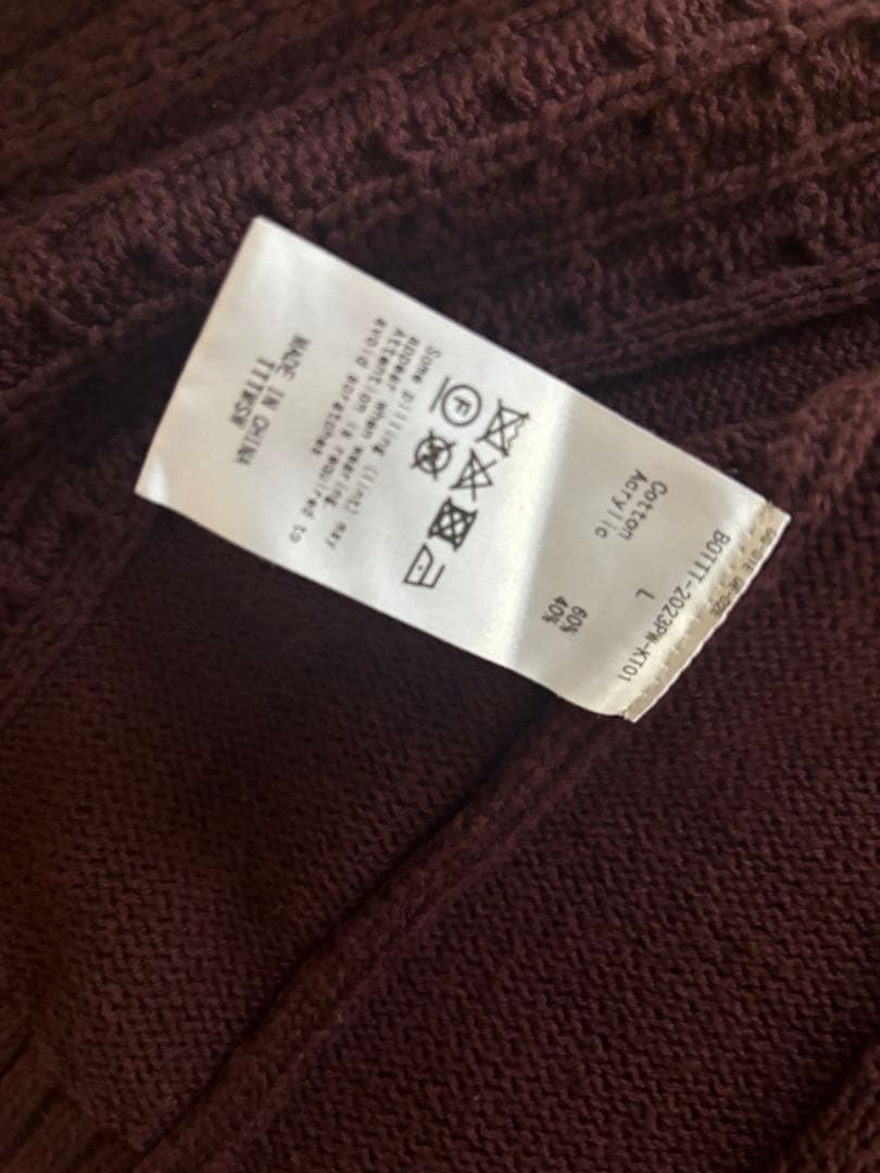 BOTTT bott tttmsw ニット ジップアップ シャツ