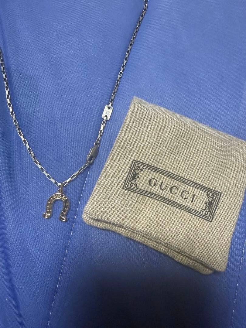GUCCIネックレス　チェーン46センチ　お値下げ中明日朝まで