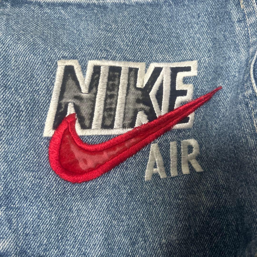 【美品】90年代　NIKE AIR 刺繍　デニムパンツ