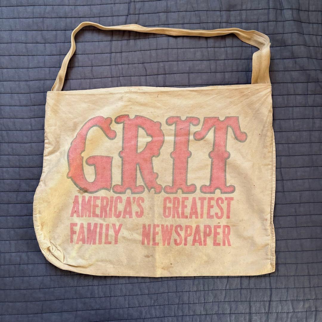 50s GRIT ニュースペーパーバッグ 40s 60s