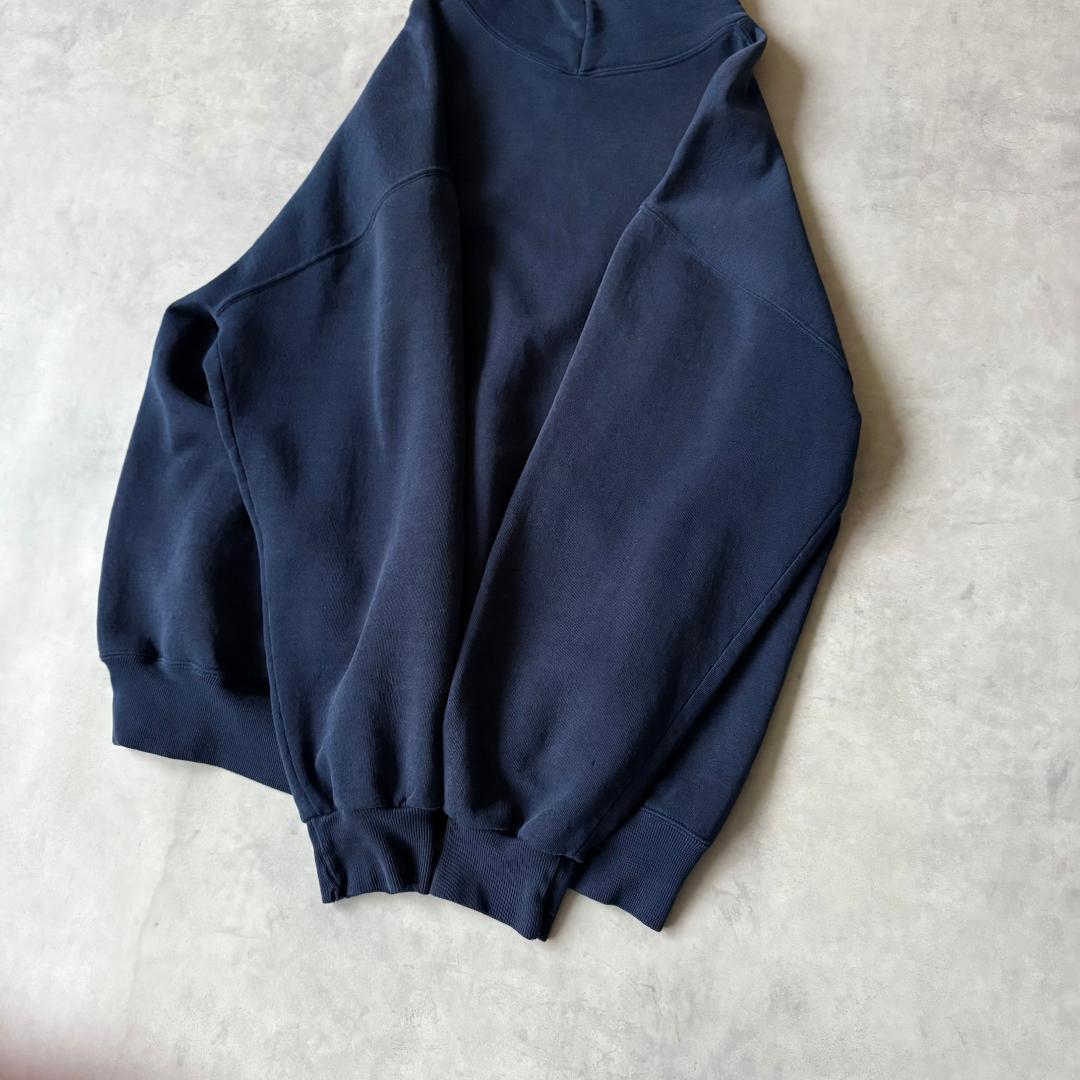 90s USA製 Russell Athletic 無地 パーカー ネイビー