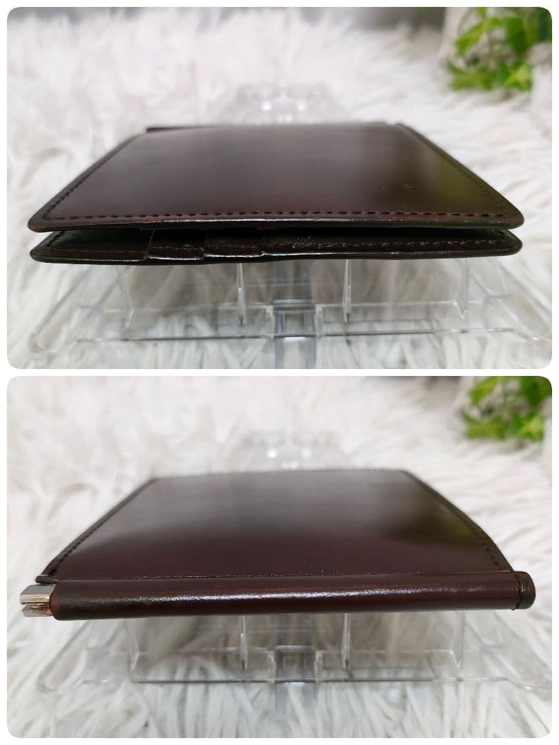 ソメスサドル マネークリップ ブラウン レザー SOMES SADDLE カード