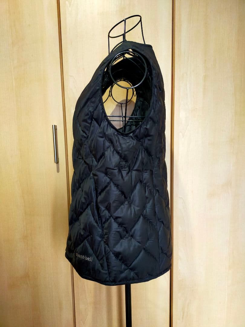 美品♡モンベルスペリオダウンラウンドネックベスト　レディースＬ
