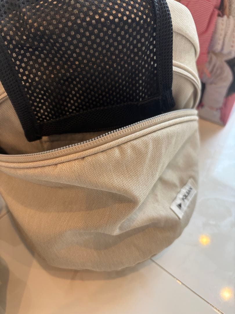 【美品・アイボリー】ポルバンアドバンス ヒップシート シングルショルダーベルト