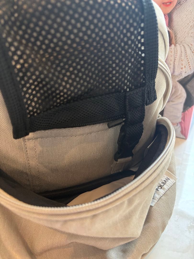 【美品・アイボリー】ポルバンアドバンス ヒップシート シングルショルダーベルト