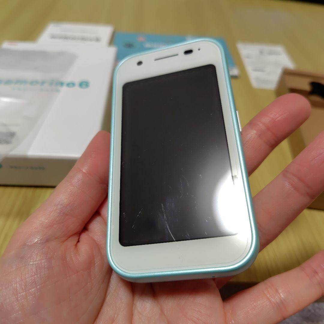 au mamorino6 マモリーノ　6 ミント　キッズ携帯　キッズケータイ