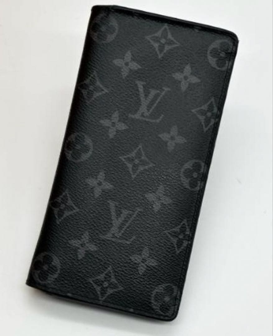 ルイヴィトン 長財布 モノグラム 黒 ポルトフォイユ ブラザ エクリプス