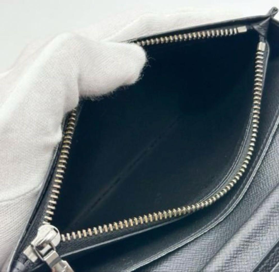 ルイヴィトン 長財布 モノグラム 黒 ポルトフォイユ ブラザ エクリプス