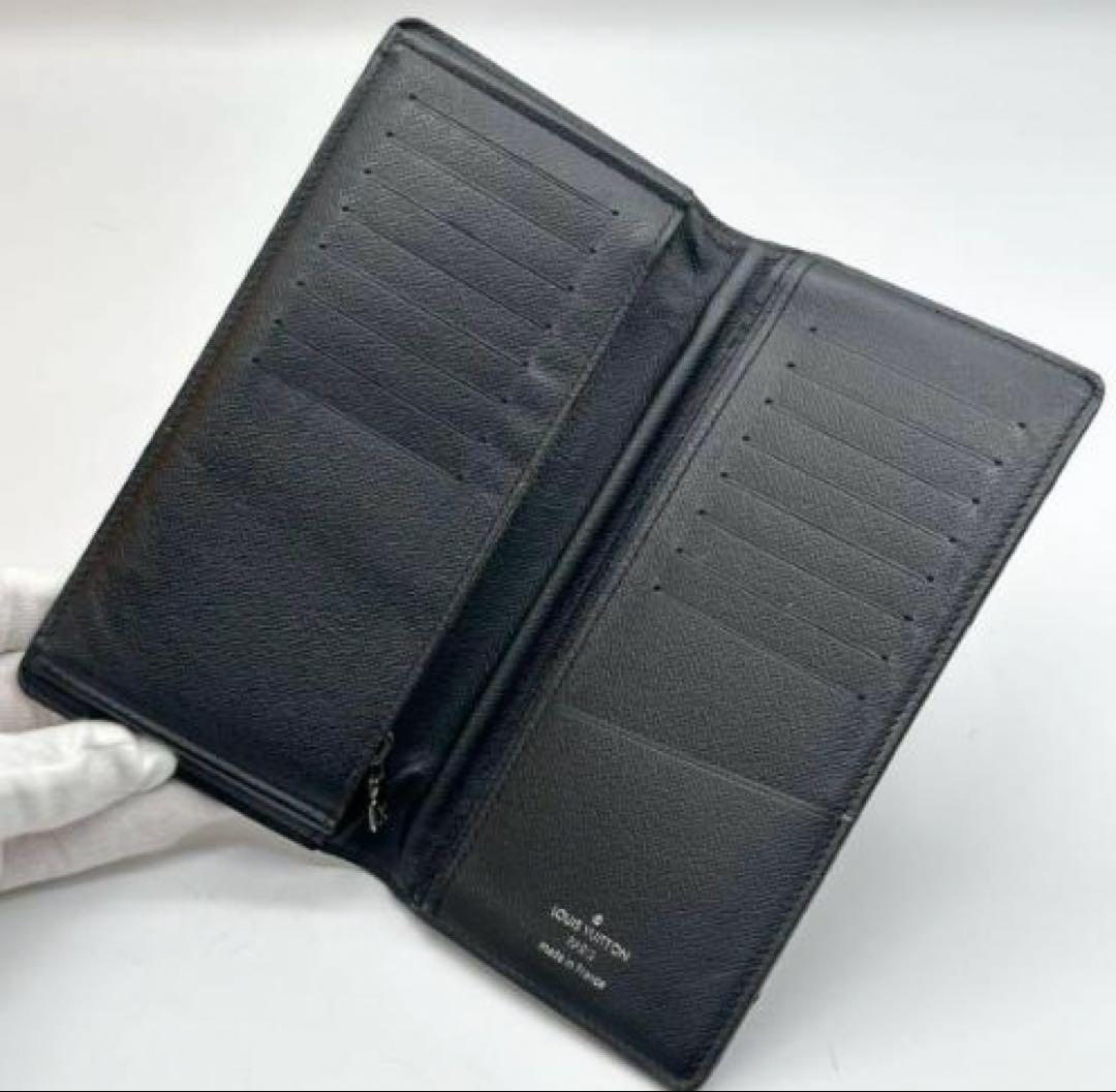 ルイヴィトン 長財布 モノグラム 黒 ポルトフォイユ ブラザ エクリプス