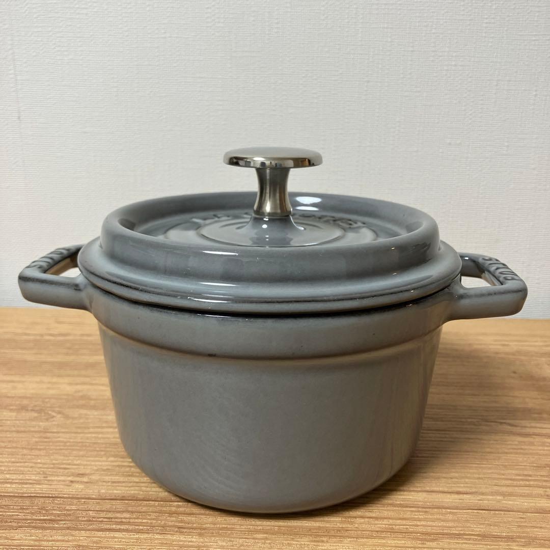 【STAUB（ストウブ） 】グラファイトグレー ホーロー鍋 3点セット