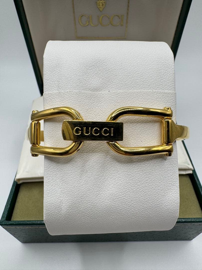 ブルドーザー様 電池交換済み【新同】GUCCIレディースゴールド/ブラック稼働品