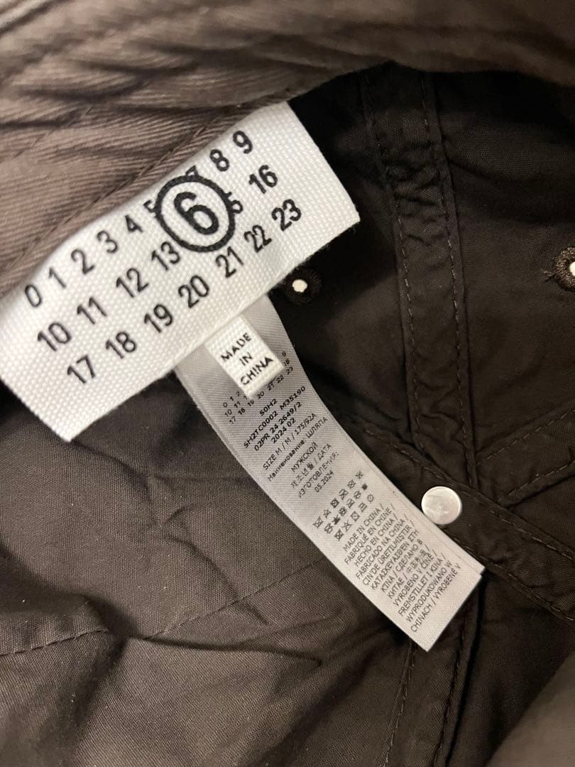 ふー MM6 Maison Margielaキャップ