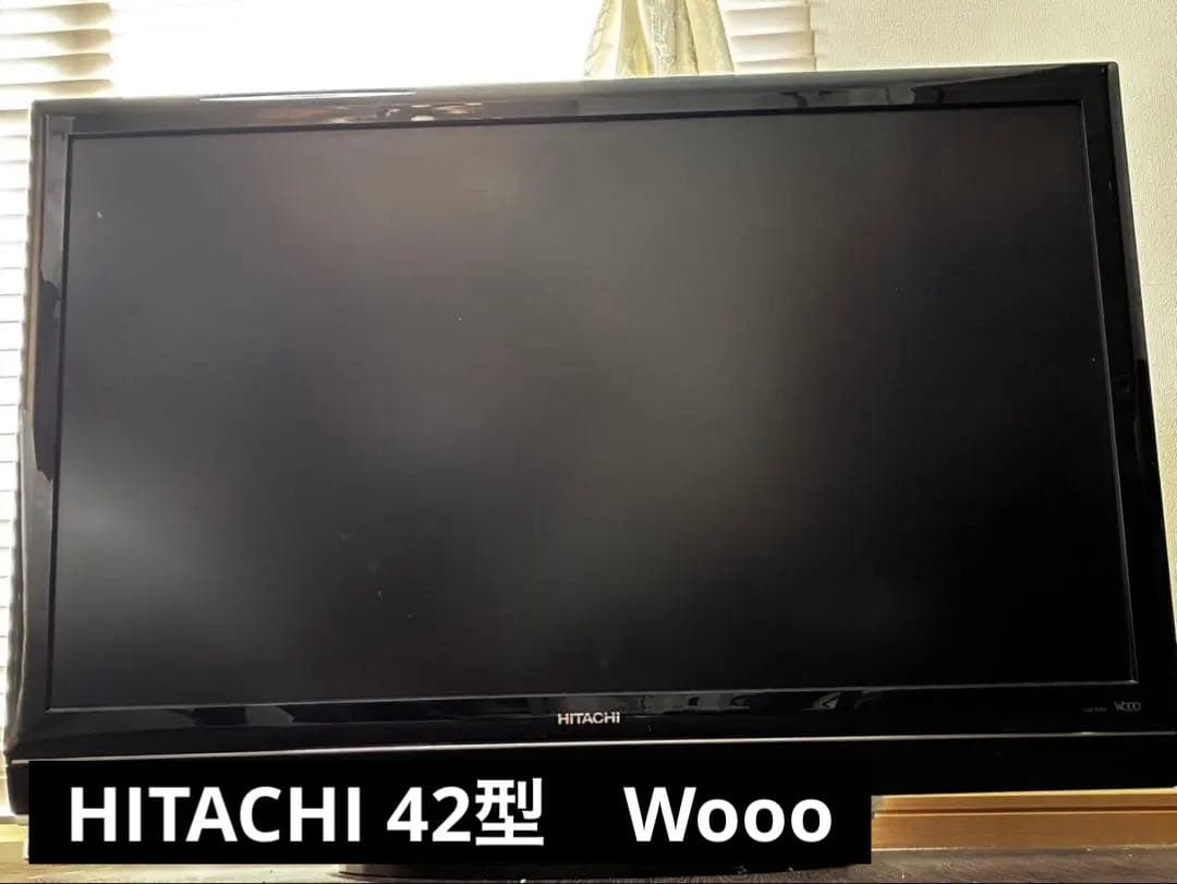 HITACHI Woooでrec L42-xv02 液晶テレビ【画面つきません】
