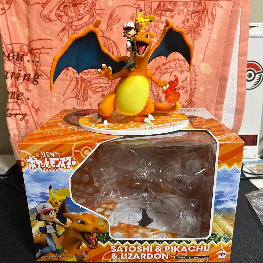 G.E.Mポケットモンスター Seris サトシ＆ピカチュウ＆リザードン