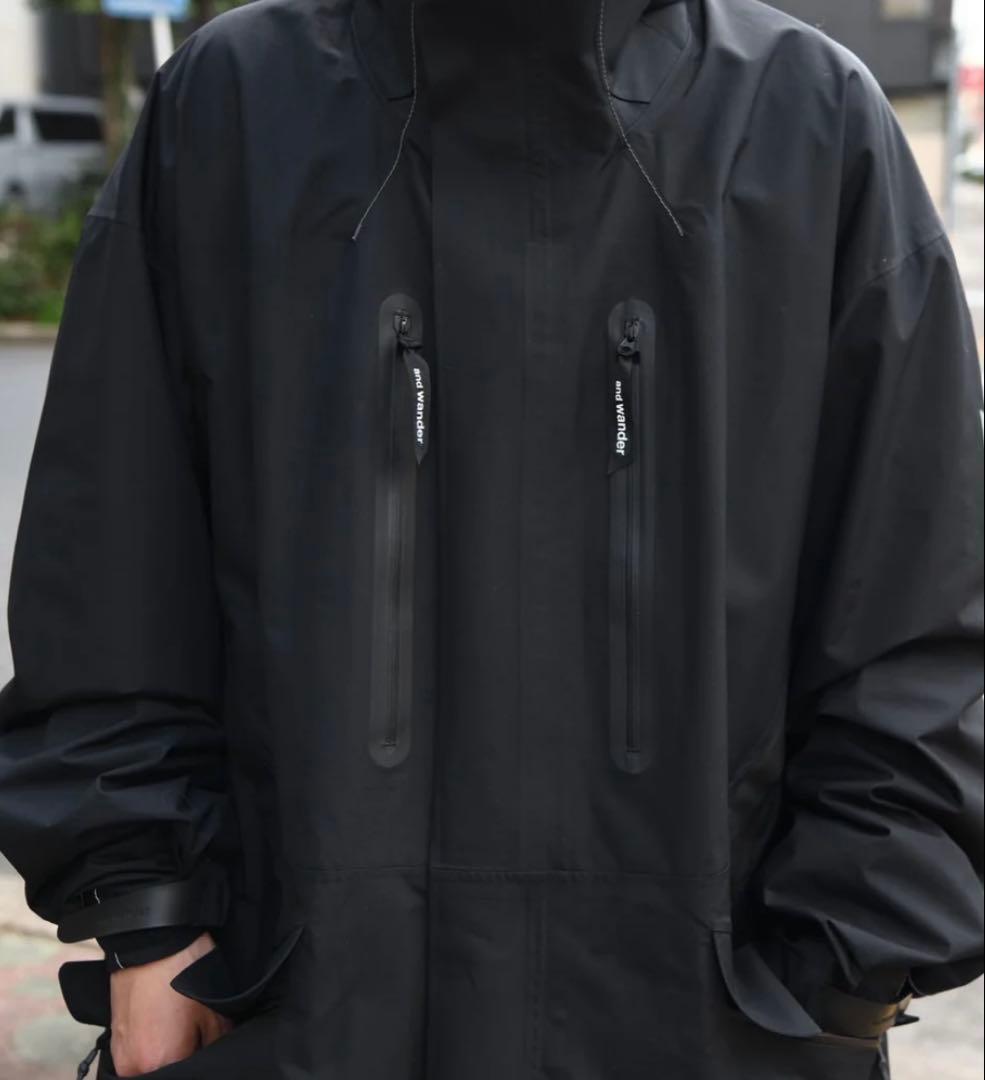 【新品タグ付】and wander rain proof coat レインコート