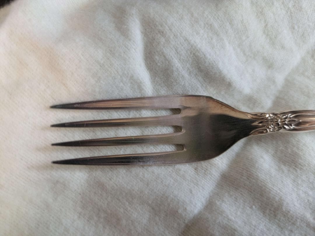 ステンレス 銀メッキ カトラリーセット 木製収納ケース付き