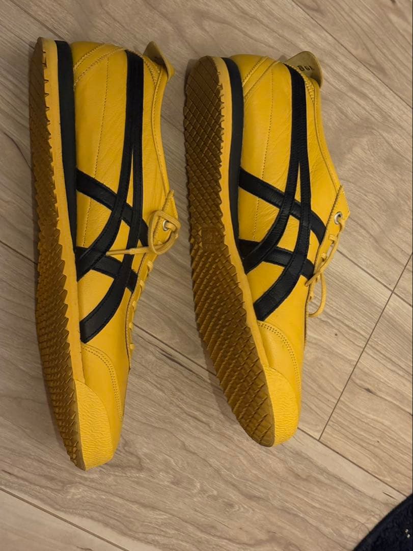 靴 Onitsuka Tiger MEXICO 66 SD YELLOW BLACK