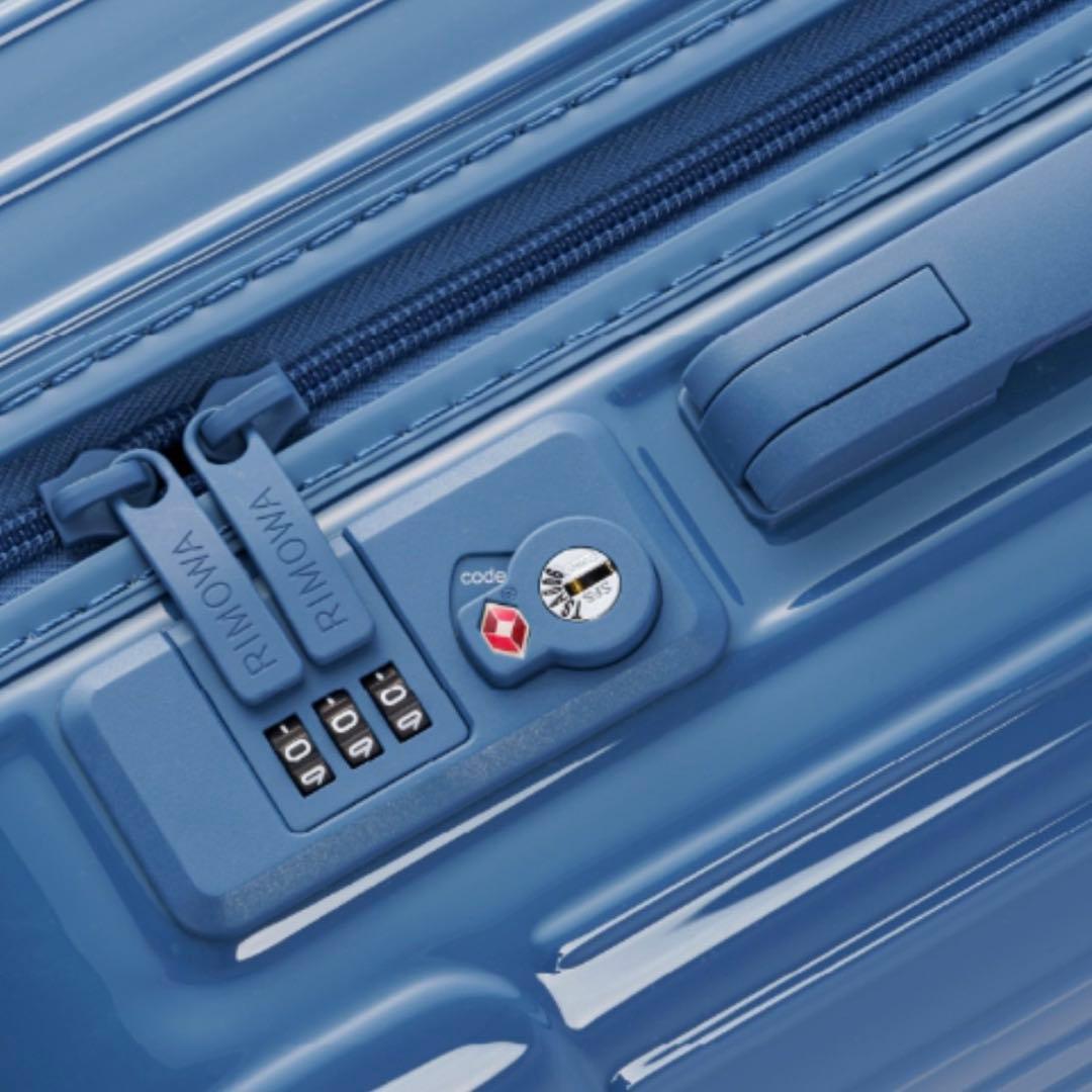 【美品】RIMOWA リモワ 4輪 スーツケース アズールブルー 機内持込み