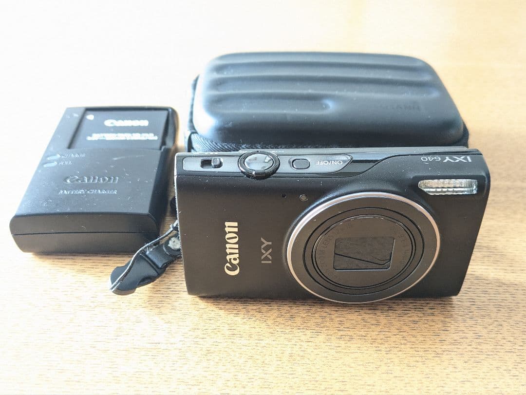 美品 Canon IXY 640 デジタルカメラ ブラック 送料無料