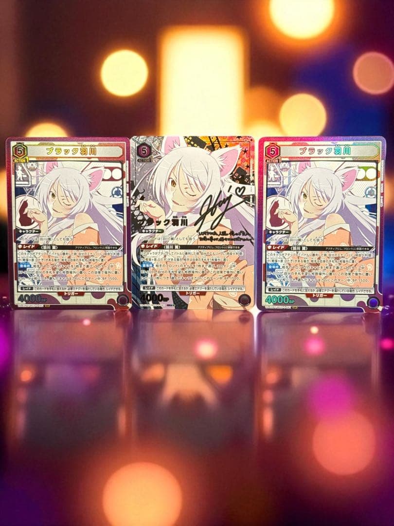 ユニアリ ブラック羽川 SR☆☆ 物語シリーズ パラレル おまけ付き