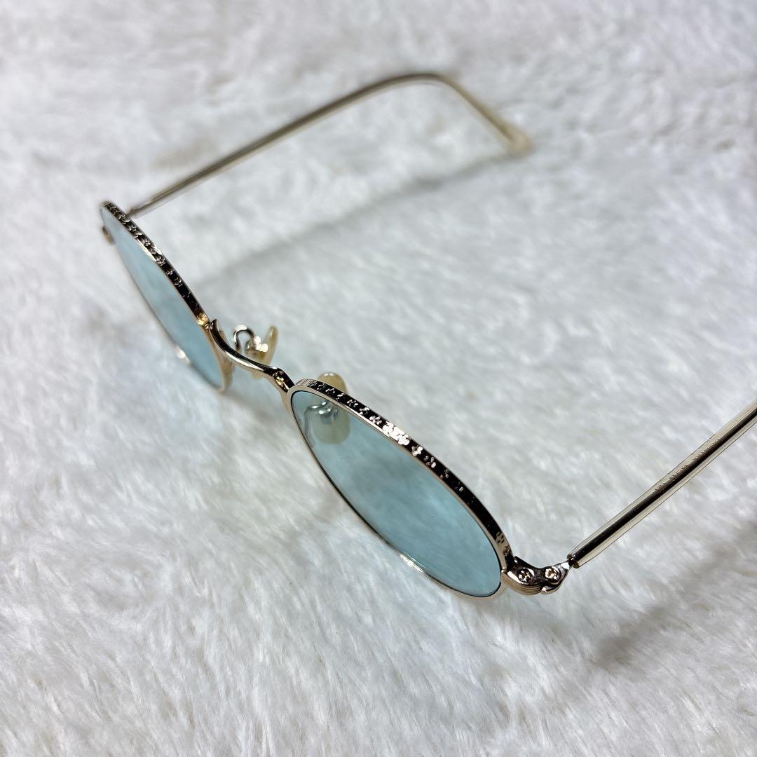 極美品 ayame アヤメ OLDSTAR オールドスター サングラス ゴールド