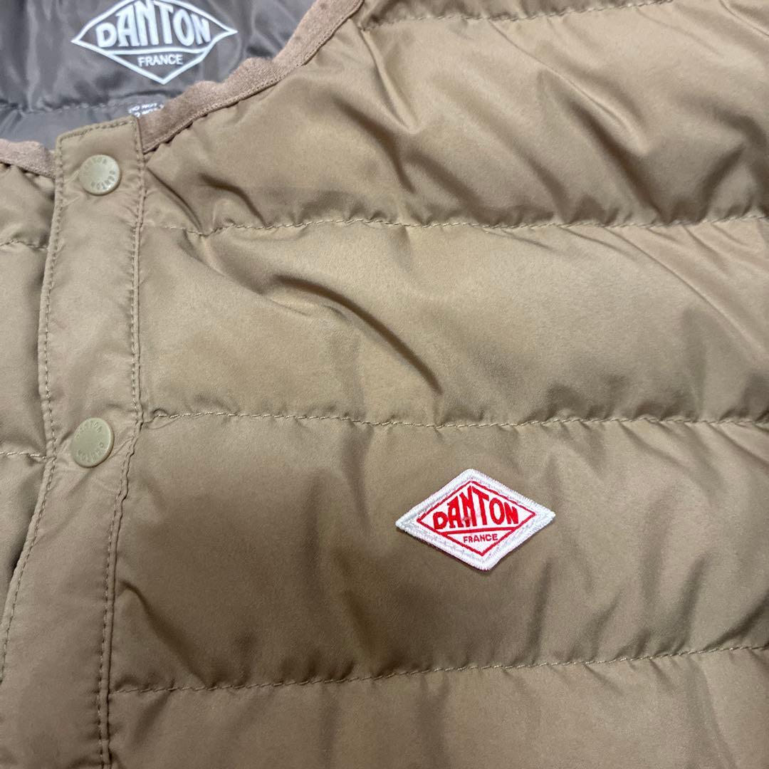 DANTON クルーネックインナーダウンジャケット M