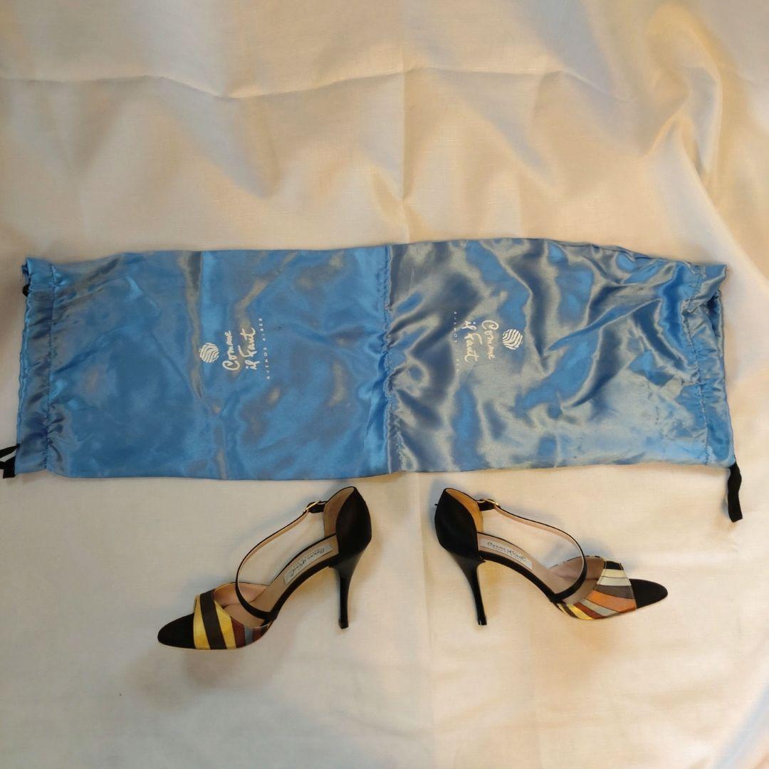 【専用】コムイルフォー タンゴシューズ　サンダル　34　マルチカラー