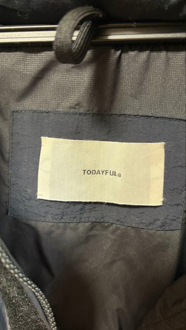 TODAYFUL ダウンコート 36 ブラック 2025年物